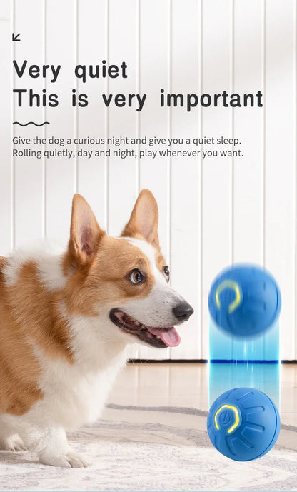 Smart Dog Toy Ball Electronic Interactive Pet Toy Moving Ball USB Automatic Moving Bouncing for Puppy Birthday Gift Cat Product