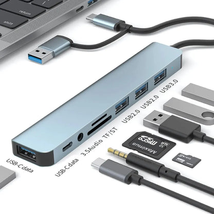 8 in 2 USB Type C Hub