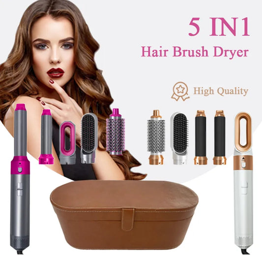 5 in 1 Hair Dryer Hot Comb Set